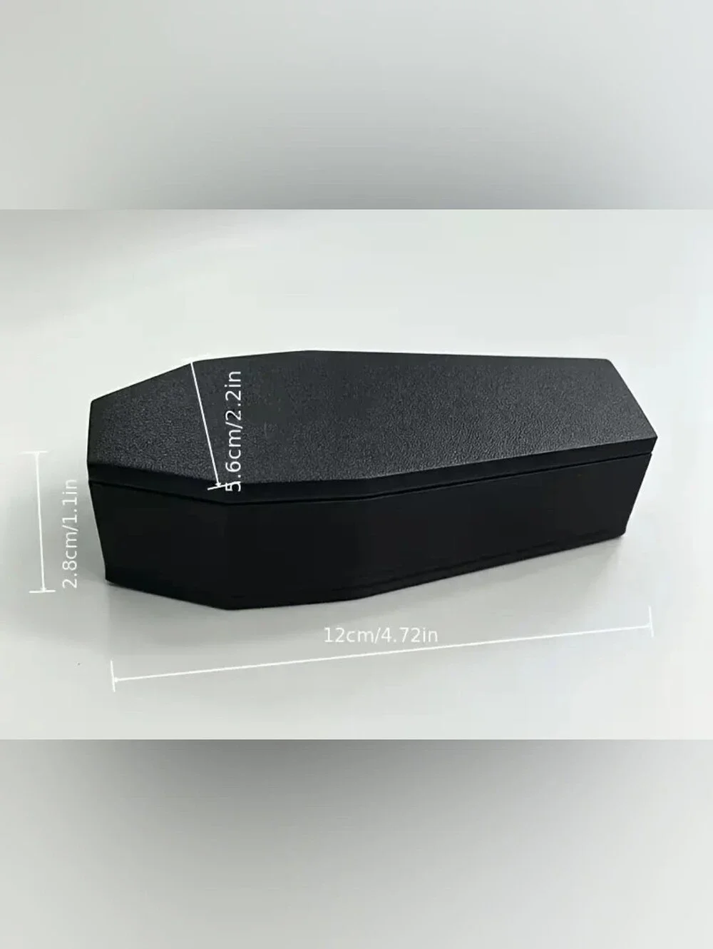 3d Printed Black Coffin Box